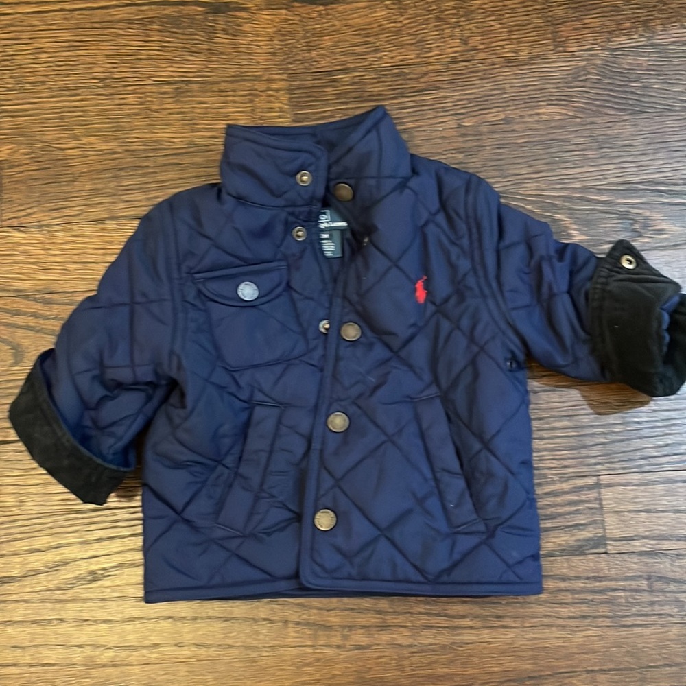POLO Ralph Lauren quilted jacket 12m navy